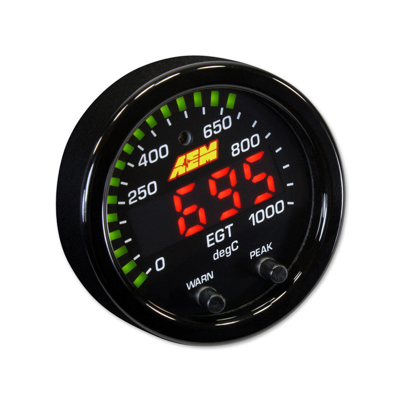 Reloj de temperatura de escape (EGT) AEM serie X