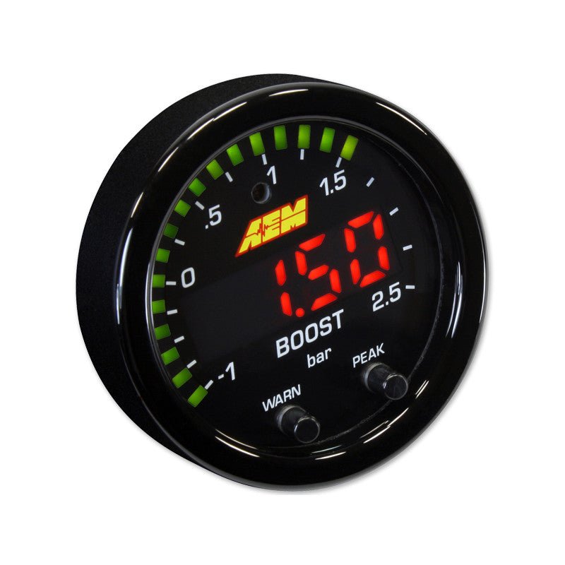 Reloj de presión de turbo AEM serie X (2,5 bar)