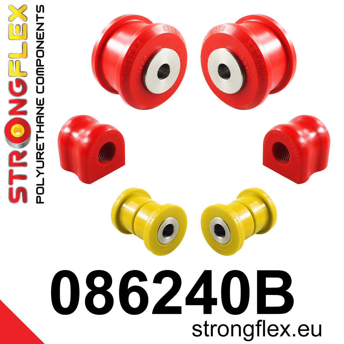 Kit de silentblocks de suspensión delantera Honda Civic (086240B)