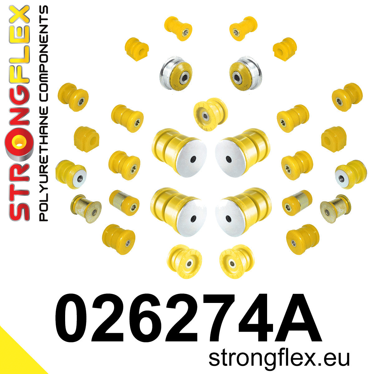 Kit completo de silentblocks de suspensión SPORT Audi A1 8X Quattro S1 (026274A)