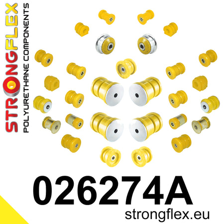 Kit completo de silentblocks de suspensión SPORT Audi A1 8X Quattro S1 (026274A)