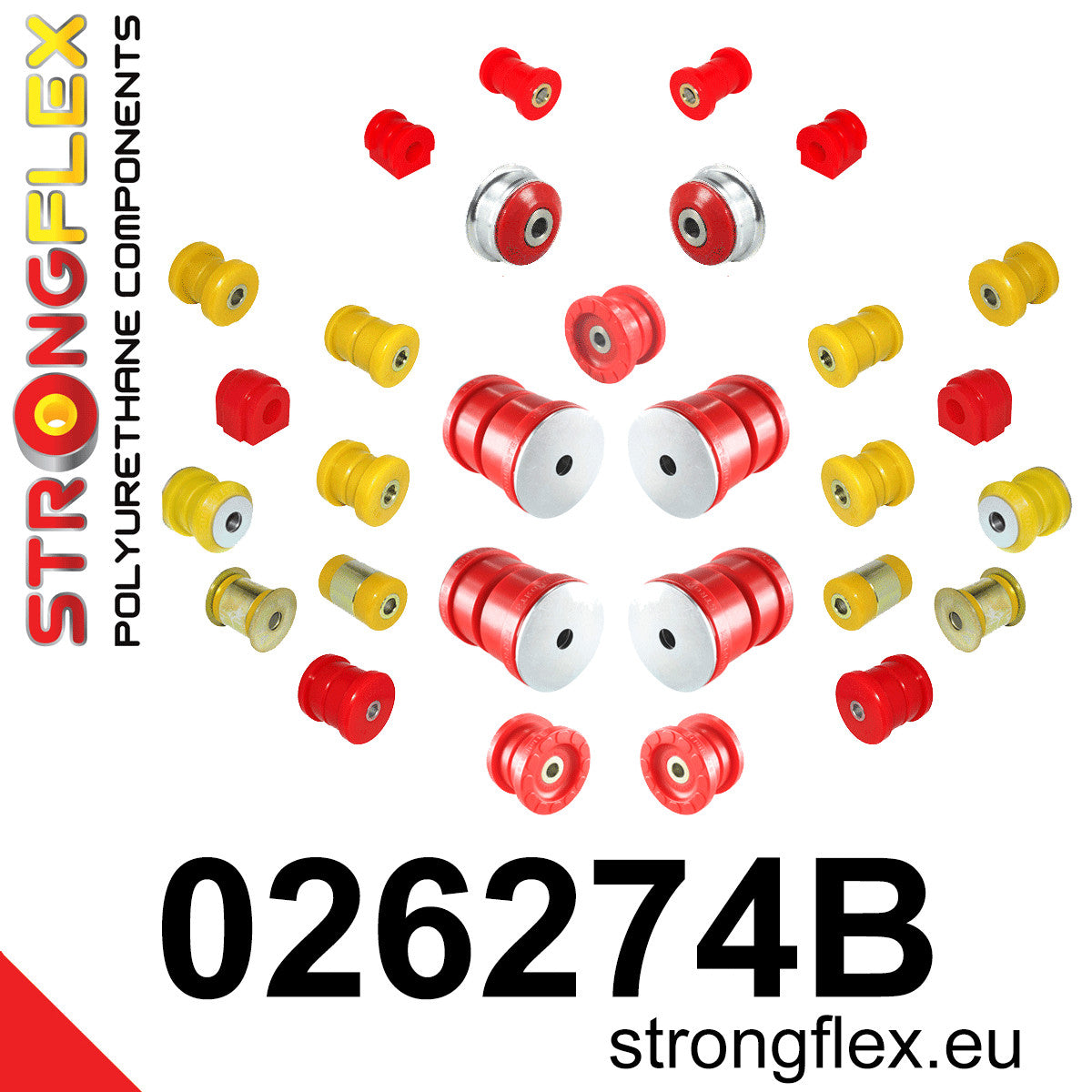 Kit completo de silentblocks de suspensión Audi A1 8X Quattro S1 (026274B)