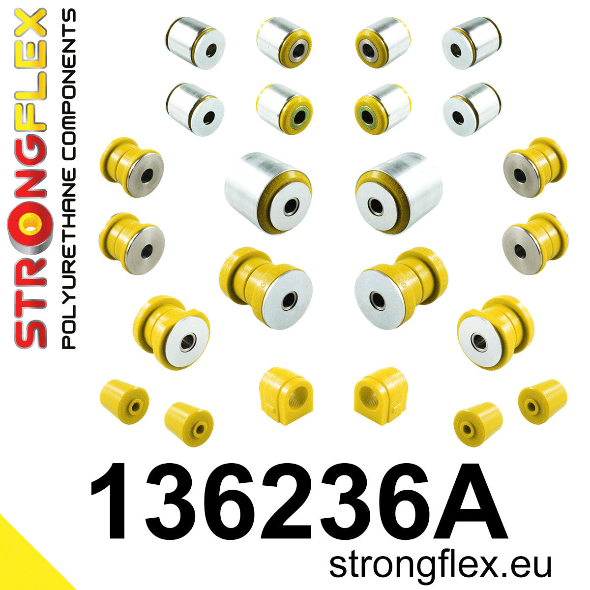 Kit de silentblock de suspensión trasera SPORT Opel Insignia G09 YS3G AWD (136236A)