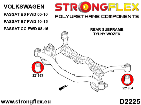 Kit completo de suspensión SPORT Volkswagen Passat B6 B7 FWD (226241A)