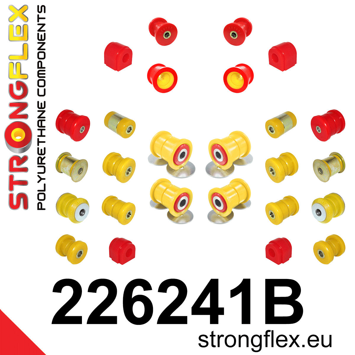 Kit completo de silentblocks de suspensión Volkswagen Passat B6 B7 FWD (226241B)