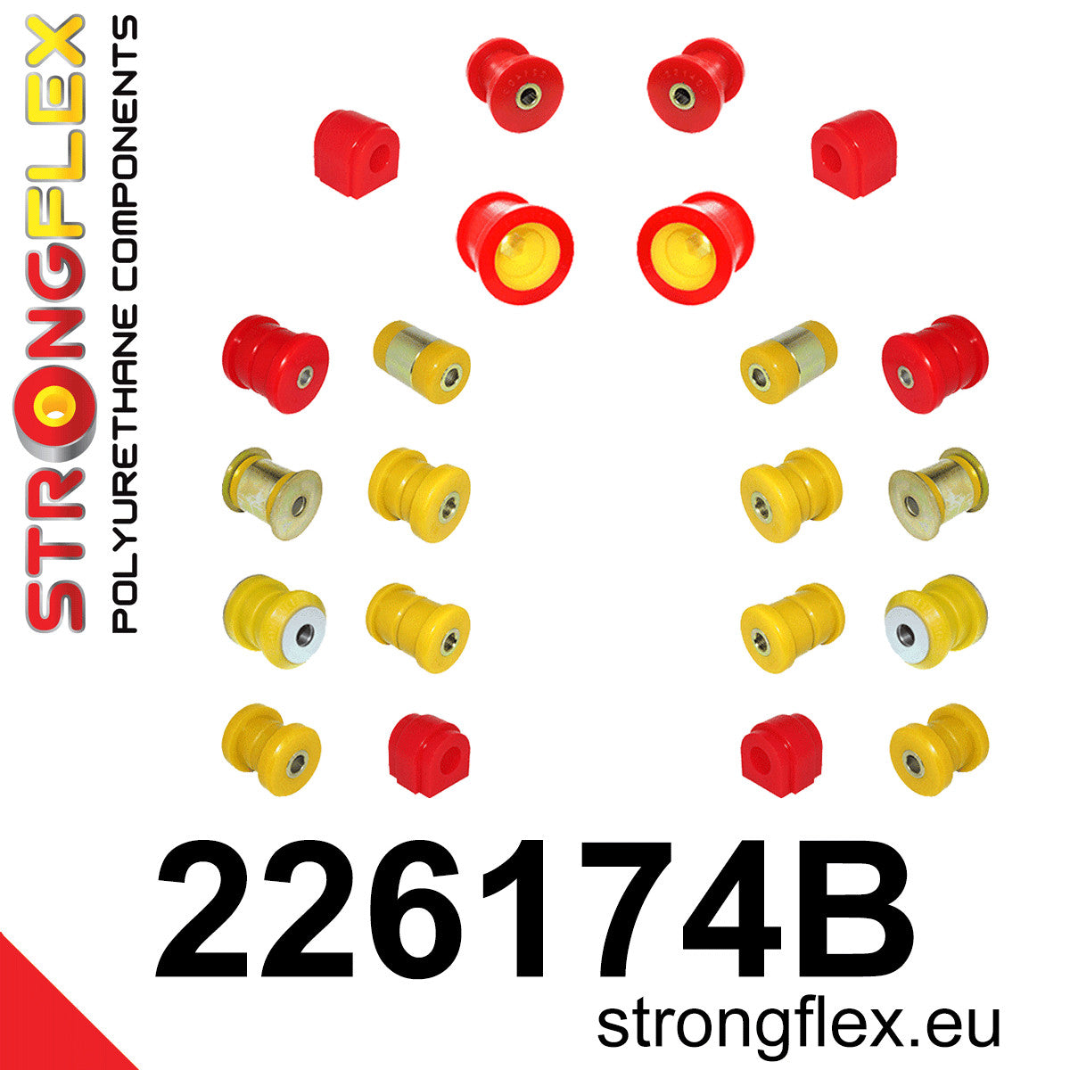Kit de suspensión delantera y trasera Audi A3 8P 1P 5P 7N A5 A6 1T 8J 8U 1Z (226174B)