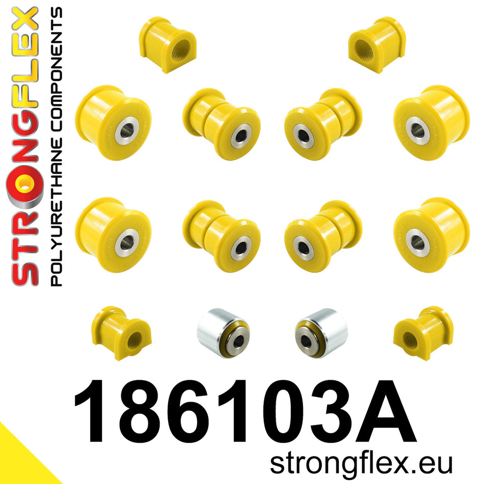 Kit completo de silentblocks de suspensión SPORT Porsche Boxster Cayman (186103A)
