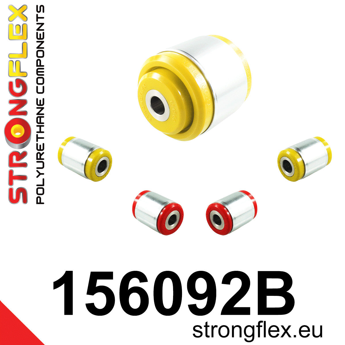 Kit silentblocks viga trasera Renault Twingo Fortwo Forfour (156092B)