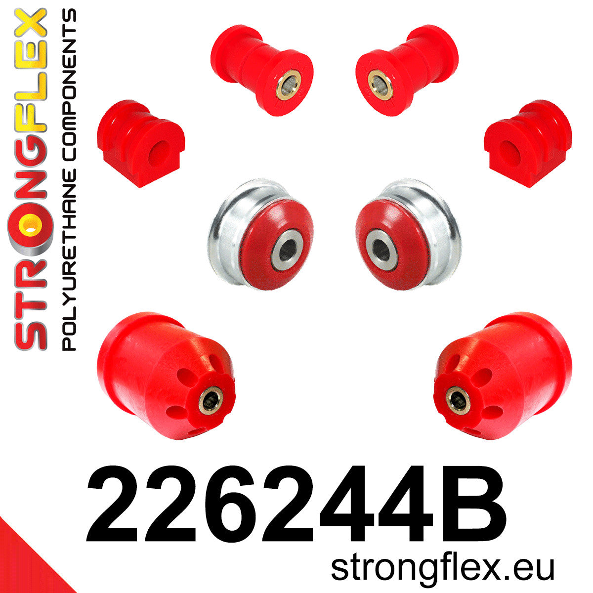 Kit de suspensión delantera y eje trasero Audi A1 8X 6J 6R 6C FWD S1 Ibiza (226244B)