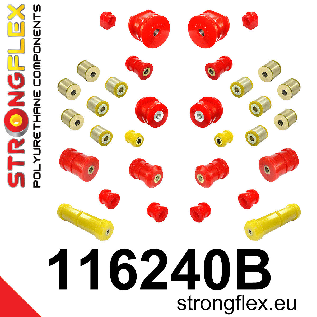 Kit completo de suspensión Mercedes Clase C W202 W208 R170 CLK SLK (116240B)