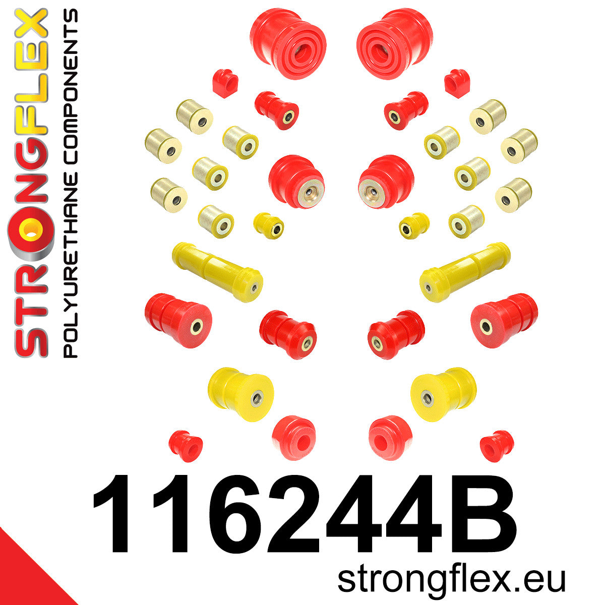 Kit completo de silentblocks de suspensión Mercedes Clase E W210 4MATIC (116244B)