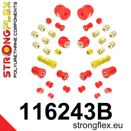 Kit completo de silentblocks de suspensión Mercedes Clase E W210 RWD (116243B)