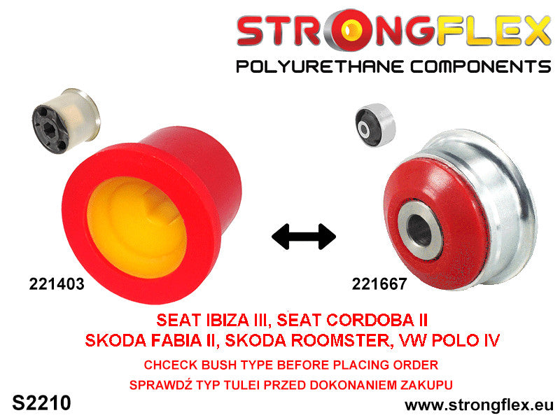 Kit de suspensión delantera y eje trasero SPORT Seat Ibiza 6L 6Y 5J 9N (226245A)
