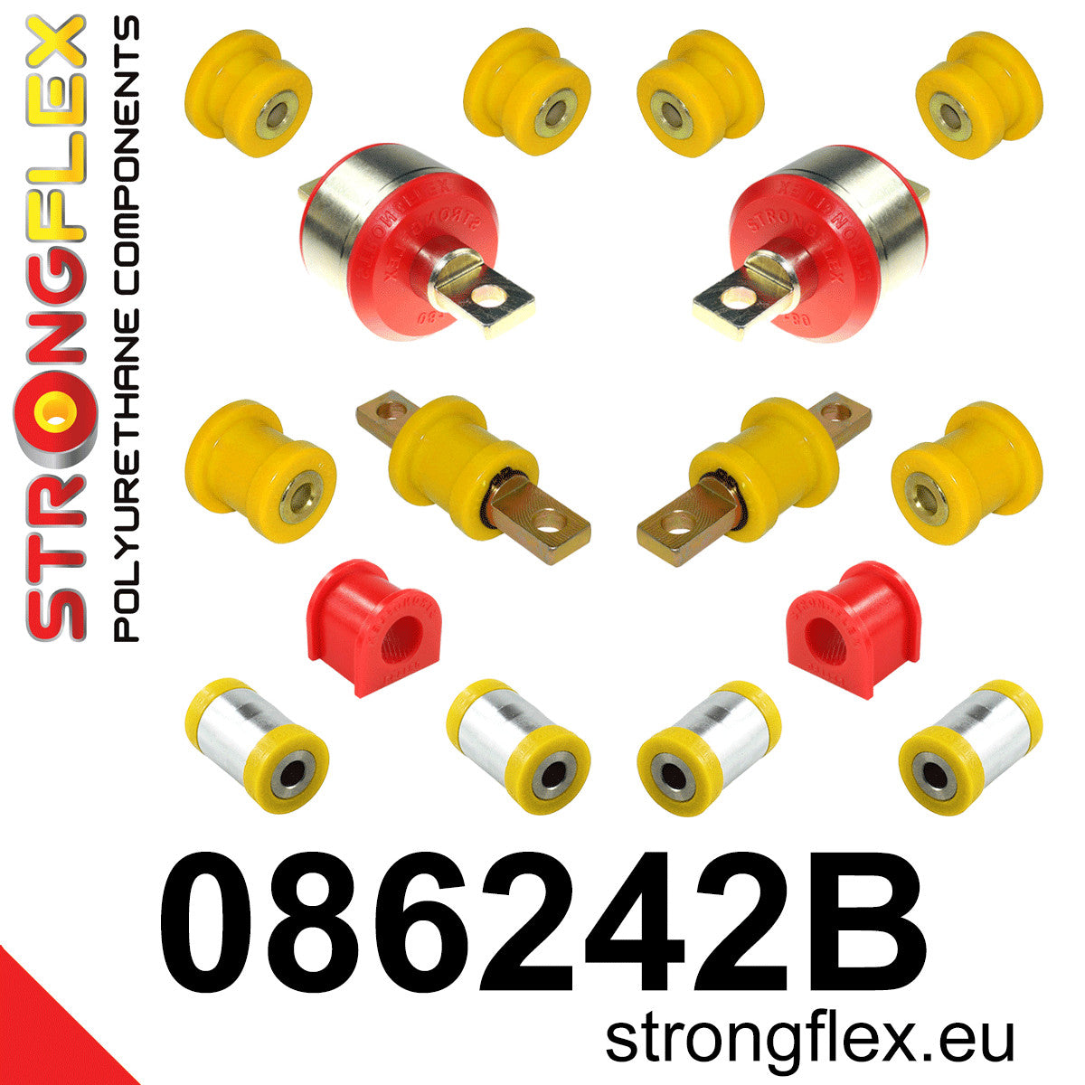 Kit de silentblock de suspensión trasera Honda CR-V RD1 RD2 RD3 (086242B)