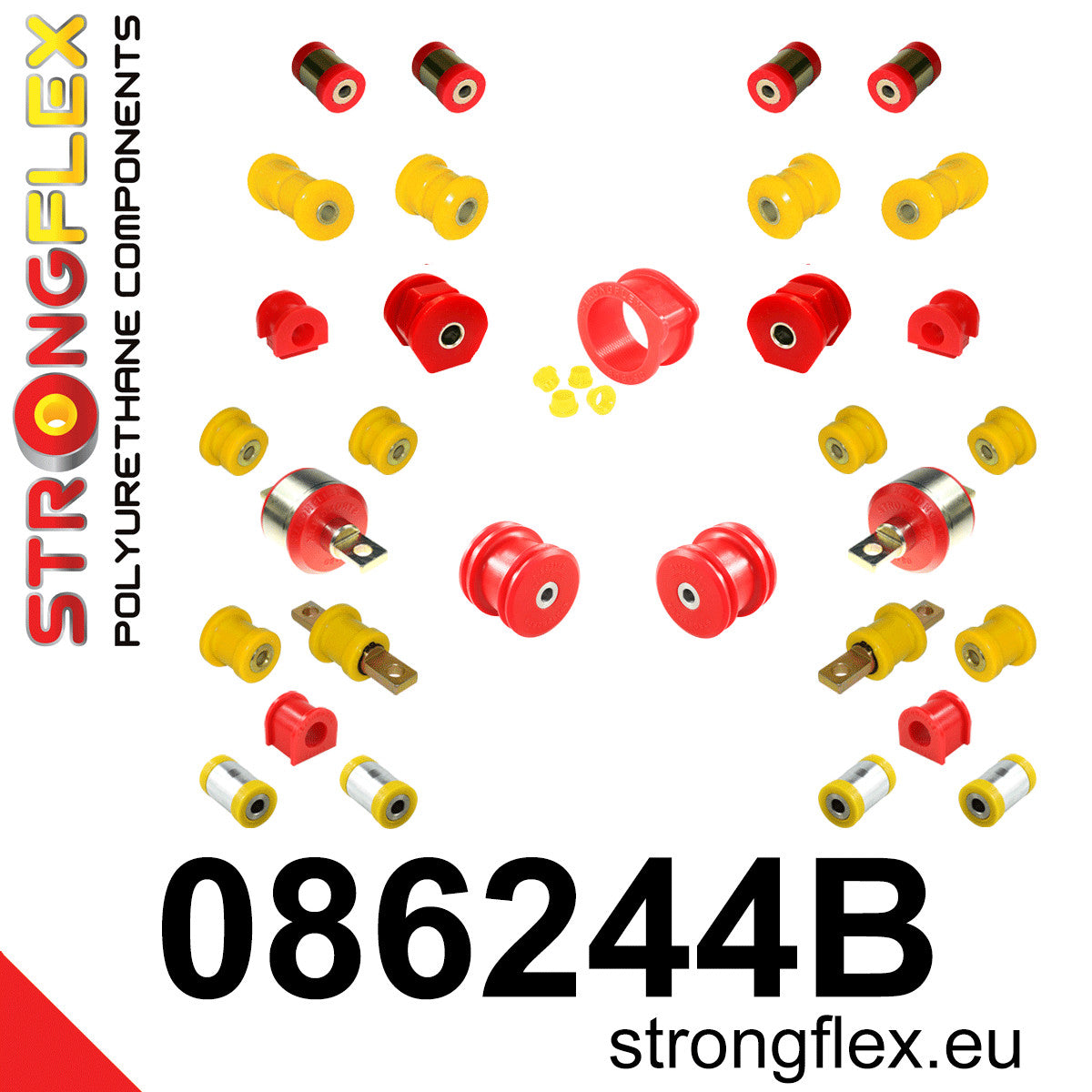 Kit completo de silentblocks de suspensión Honda CR-V RD1 RD2 RD3 (086244B)
