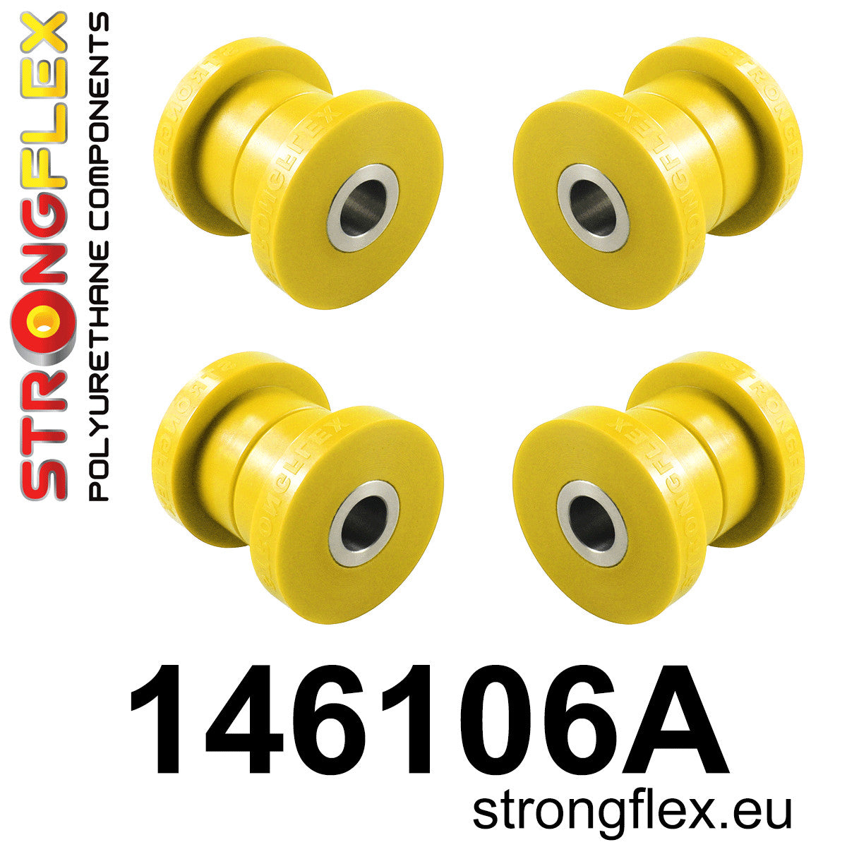 Kit silentblocks viga trasera SPORT Peugeot 206 206+ (146106A)