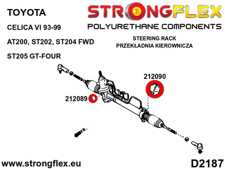 Kit completo de suspensión SPORT Toyota Celica T200 AT200 ST202 ST204 FWD (216278A)