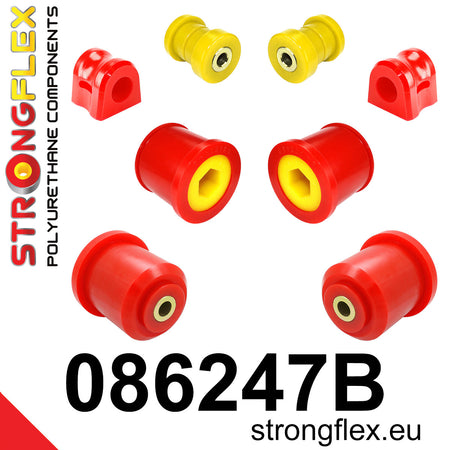 Kit de silentblocks de suspensión delantera y eje trasero Honda Civic FN2 (086247B)