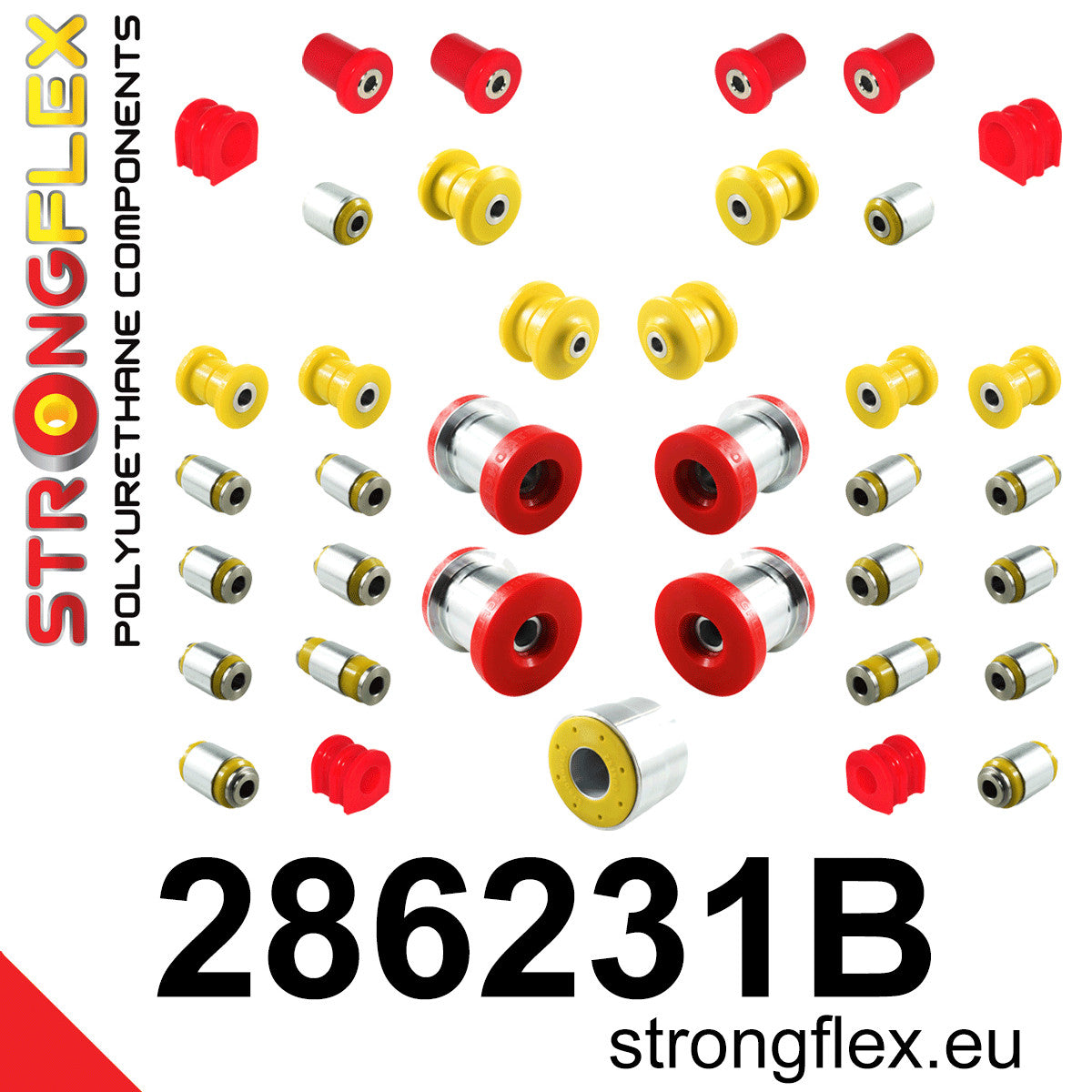 Kit completo de silentblocks de suspensión Infiniti Q50 V37 Q60 CV37 (286231B)