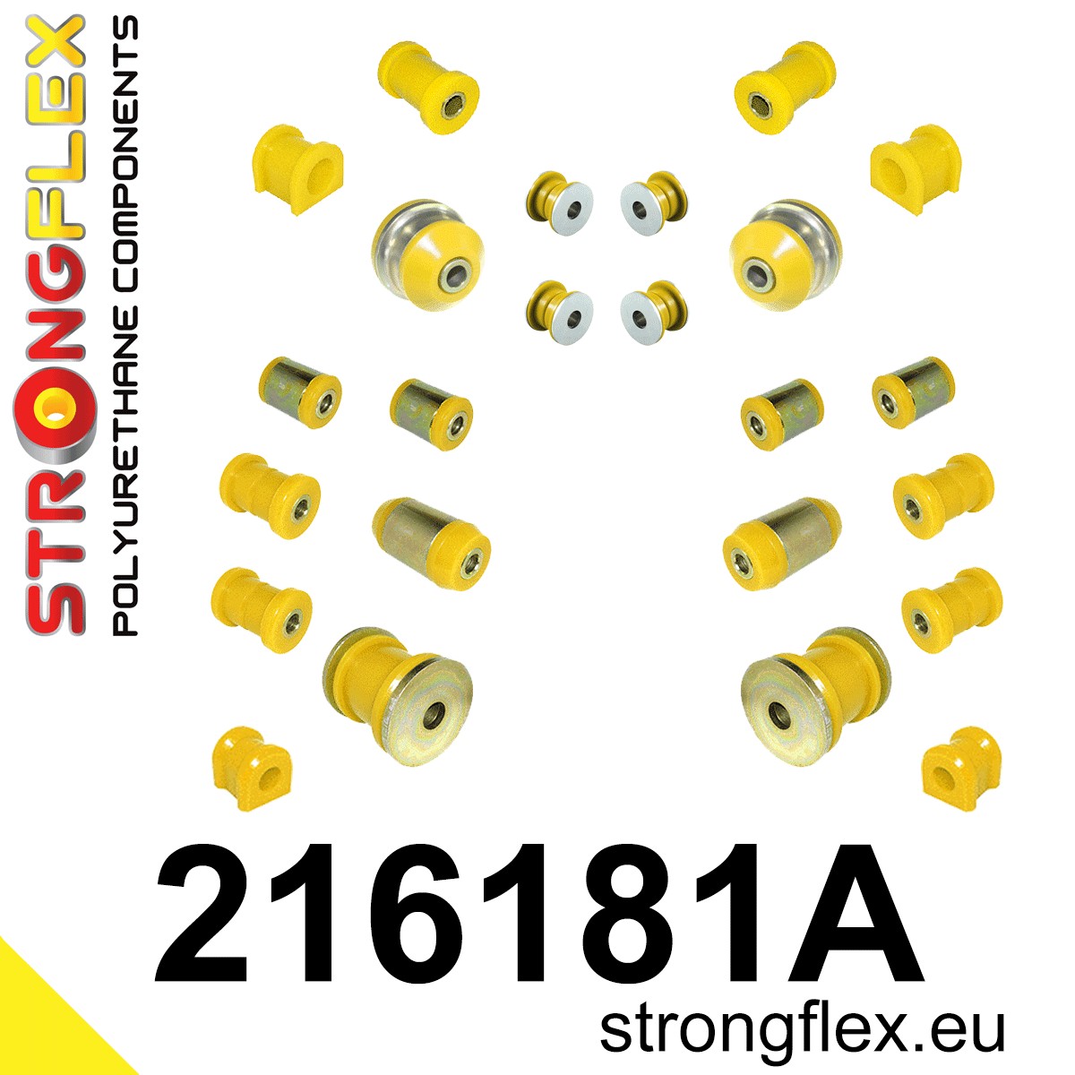Kit completo de silentblocks de suspensión SPORT Toyota Celica T230 (216181A)