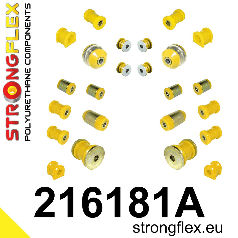 Kit completo de silentblocks de suspensión SPORT Toyota Celica T230 (216181A)