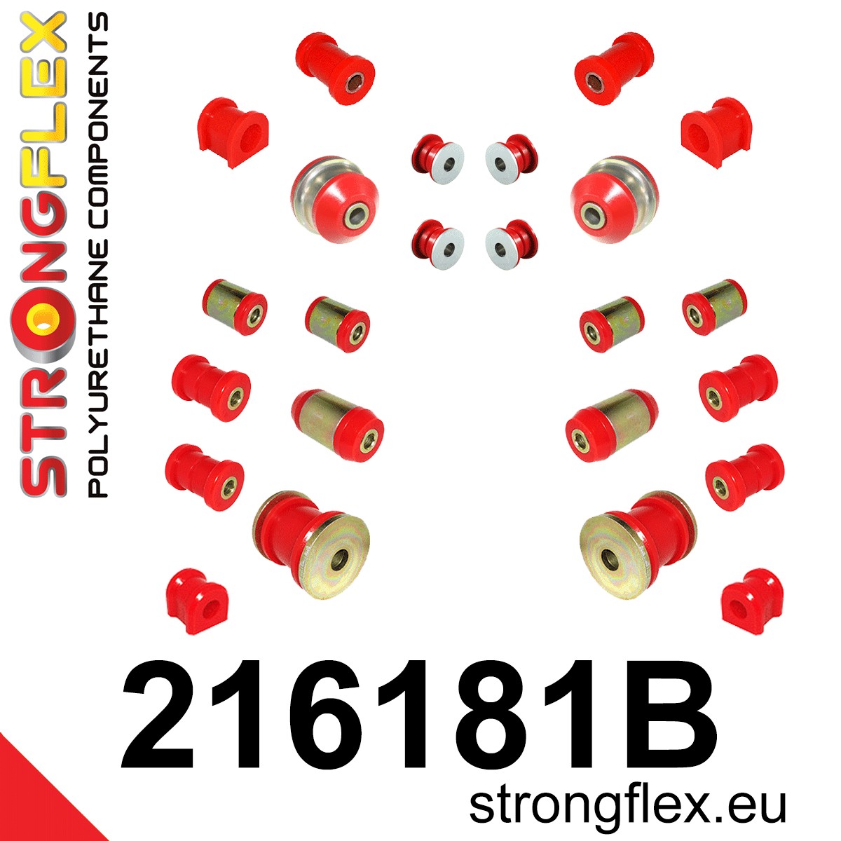 Kit completo de silentblocks de suspensión Toyota Celica T230 (216181B)