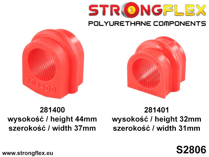 Silentblock de estabilizadora delantera Nissan Skyline R32 S14 S15 R33 R34 (281400B)