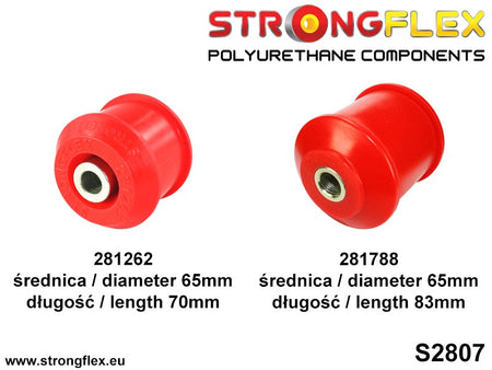 Kit de silentblocks de suspensión delantera Nissan Skyline R33 R34 RWD (286211B)