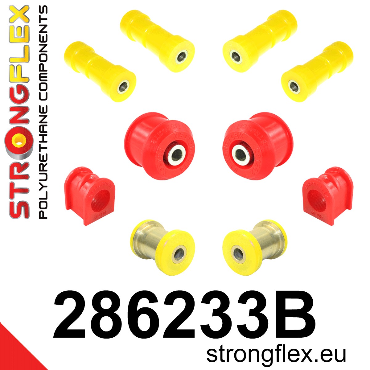 Kit de silentblocks de suspensión delantera Nissan 300ZX Z32 (286233B)