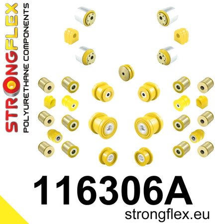 Kit completo de silentblocks de suspensión SPORT Mercedes SLK R171 (116306A)