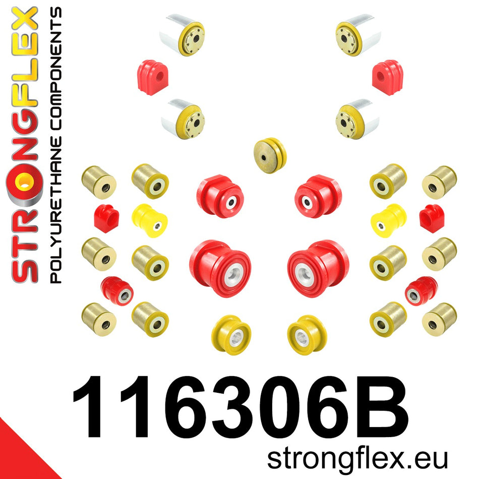Kit completo de silentblocks de suspensión Mercedes SLK R171 (116306B)