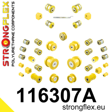 Kit completo de silentblocks de suspensión SPORT Mercedes SLK R172 (116307A)