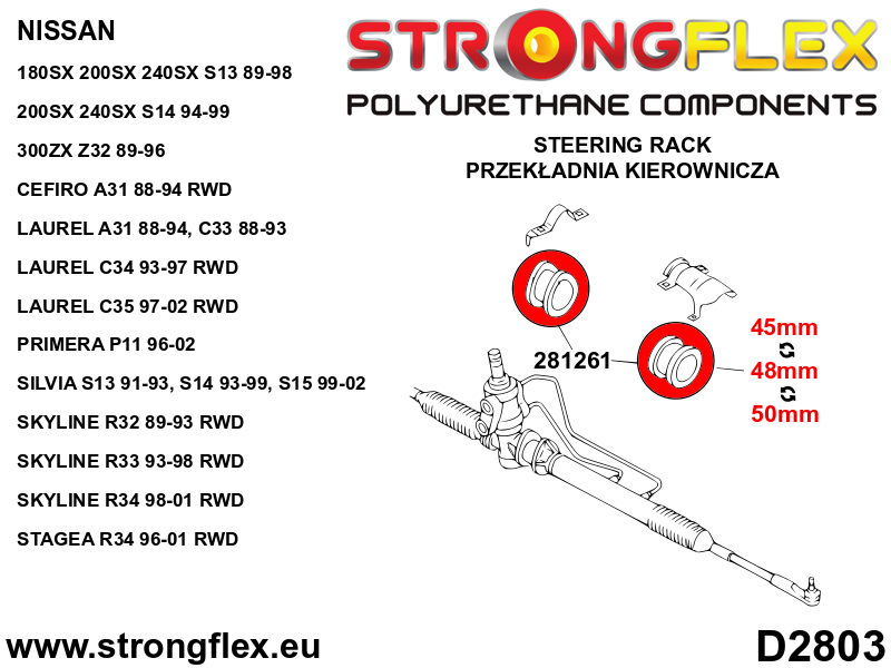 Kit completo de suspensión SPORT Nissan S-chassis (180SX S13 A31 C33 RWD (286084A)