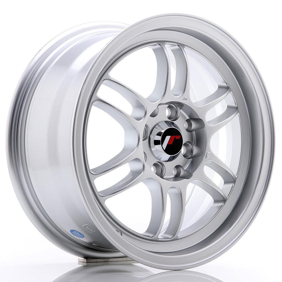 Llanta Japan Racing JR-7 15x7" 4x100/4x114.3 ET38 plata