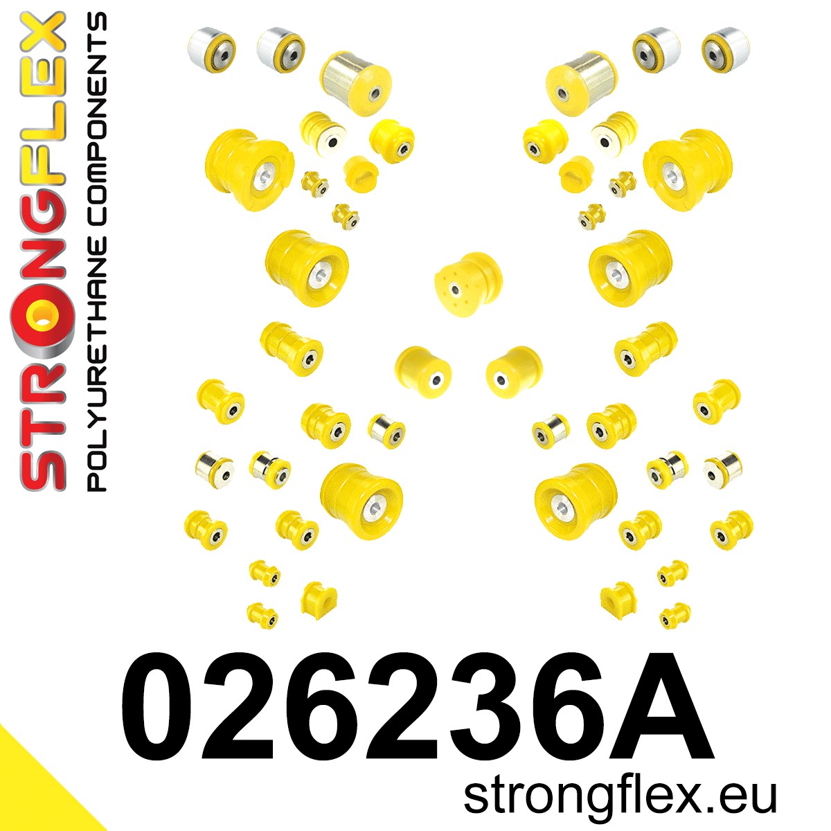 Kit completo de silentblocks de suspensión SPORT Audi A6 C6 S6 RS6 (026236A)