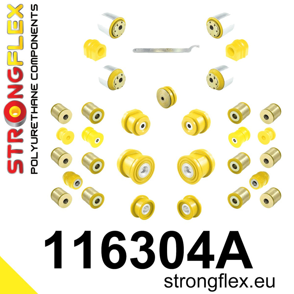 Kit completo de suspensión SPORT Mercedes CLK W209 W203 CL203 RWD Clase C (116304A)