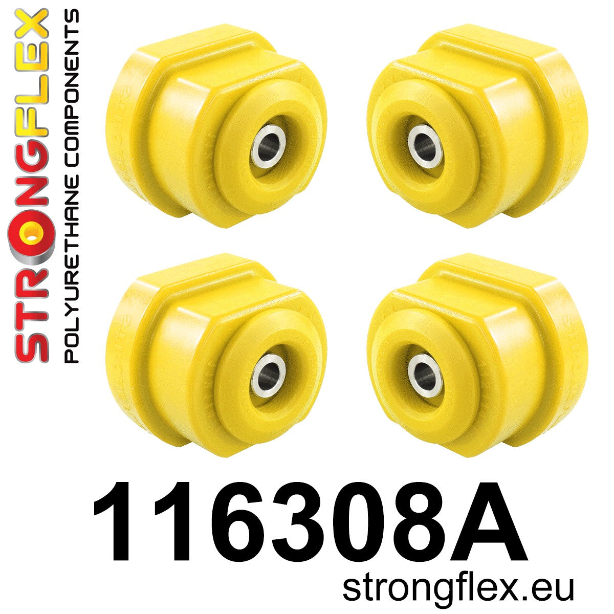 Kit de silentblock del subchasis delantero SPORT Mercedes SL R107 8 W114 (116308A)