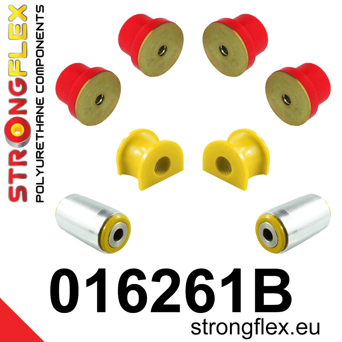 Kit de silentblocks de suspensión delantera Alfa Romeo 166 type 936 (016261B)