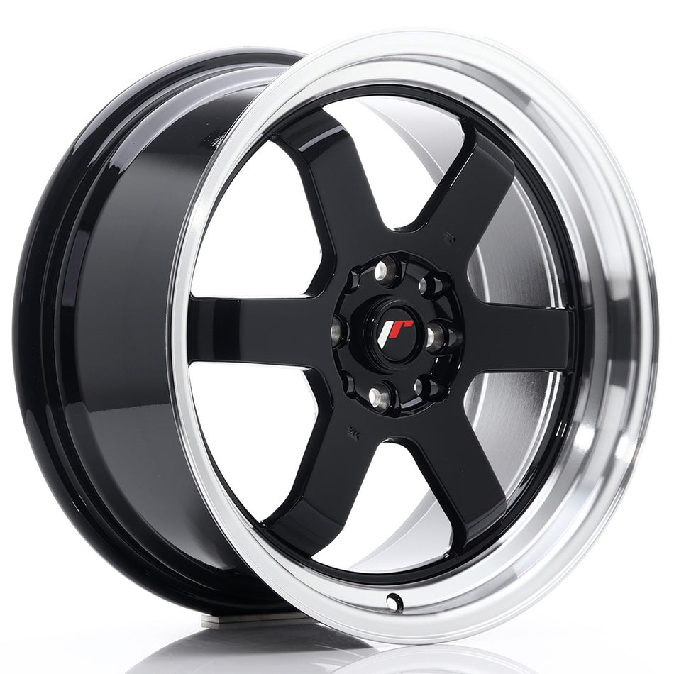 Japan Racing JR-12 17x8" 5x100/114.3 ET33, Gloss Black