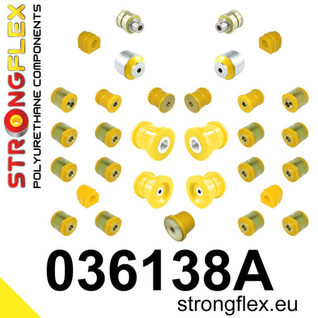 Kit completo de silentblocks de suspensión SPORT BMW X1 E84 RWD (036138A)