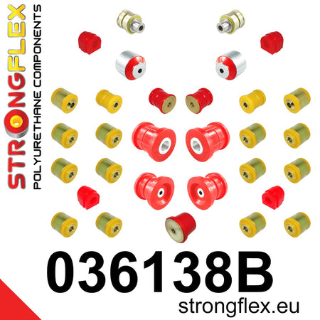 Kit completo de silentblocks de suspensión BMW X1 E84 RWD (036138B)