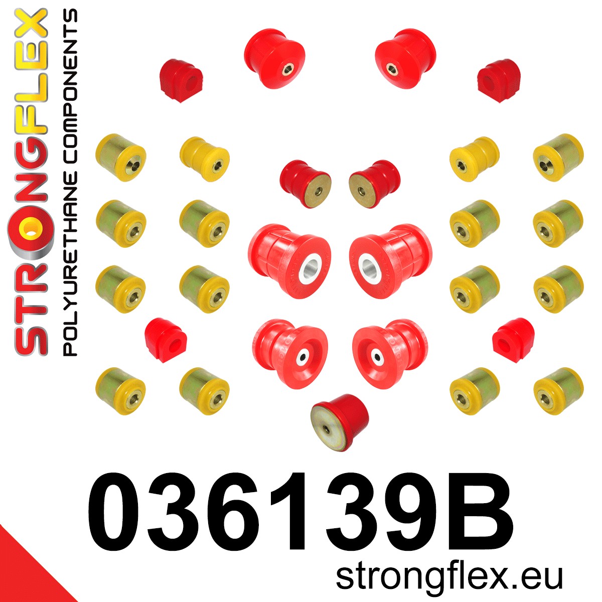 Kit completo de silentblocks de suspensión BMW X1 E84 xDrive (036139B)