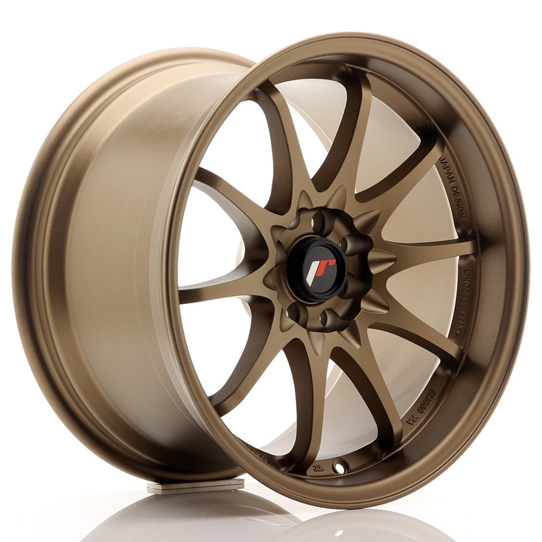 Llanta Japan Racing JR-5 17x9,5" 4x100/4x114.3 ET25 bronce anodizado oscuro