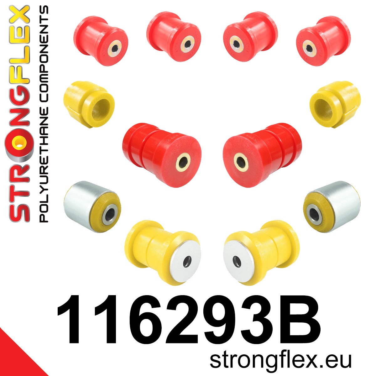 Kit de silentblocks de suspensión delantera Mercedes Clase E W211 4MATIC (116293B)
