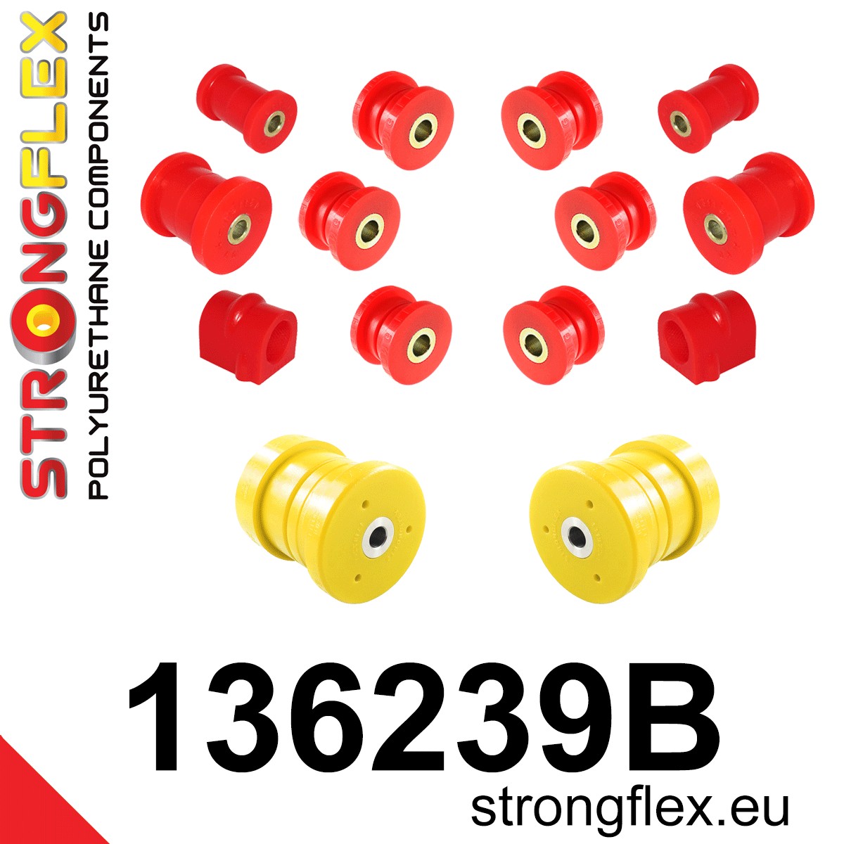 Kit completo de silentblocks de suspensión Opel Astra A05 Zafira Meriva (136239B)