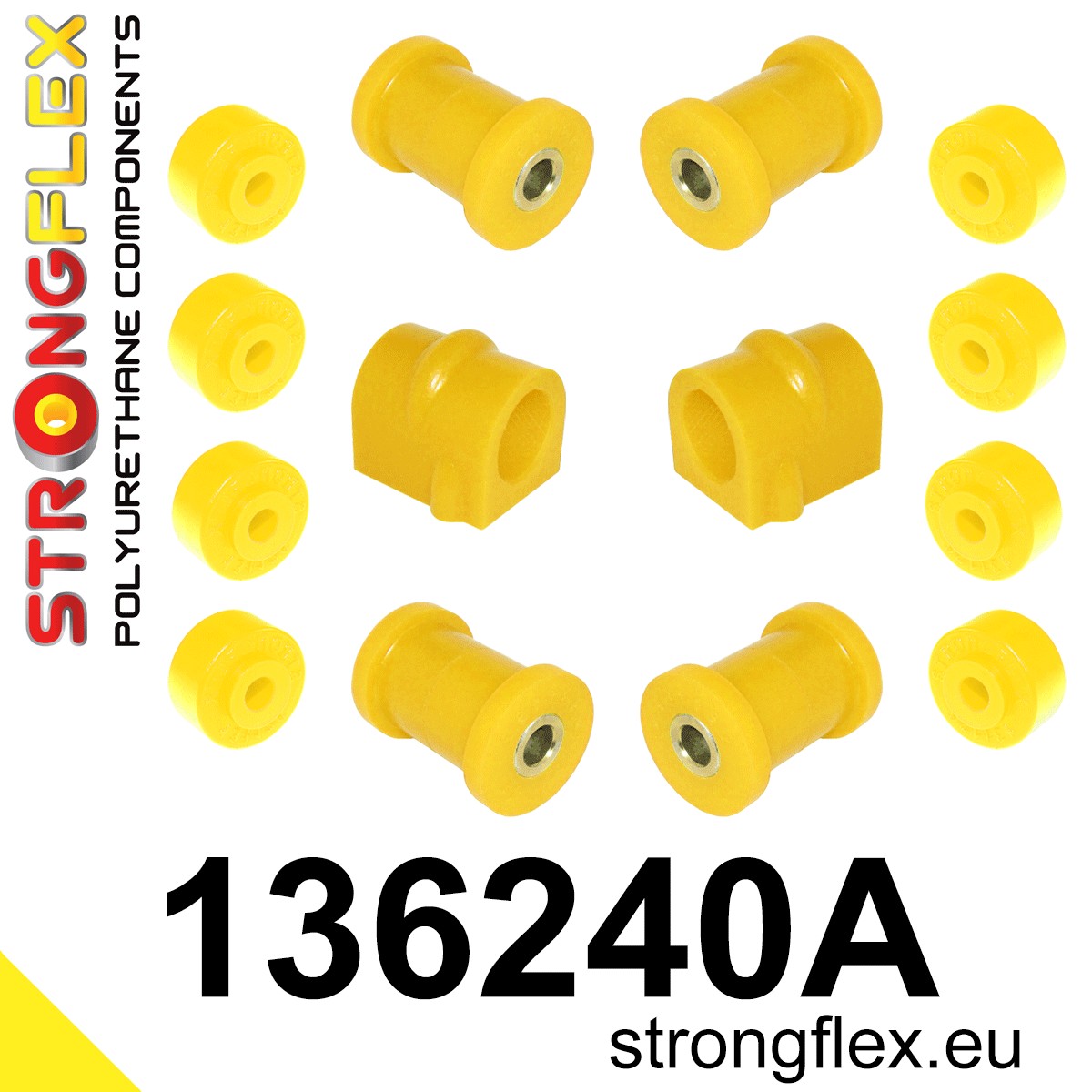 Kit de silentblocks de suspensión delantera SPORT Opel Ascona (136240A)