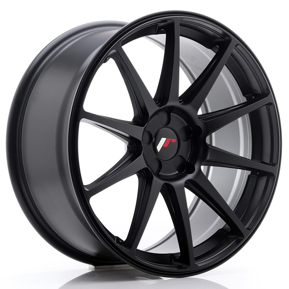 Japan Racing JR-11 19x8.5" (5 hole custom PCD) ET35-40, Flat Black