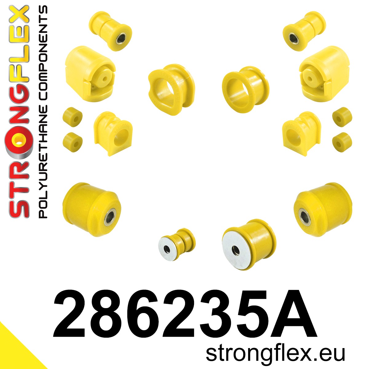 Kit completo de silentblocks de suspensión SPORT Nissan Almera N15 (286235A)