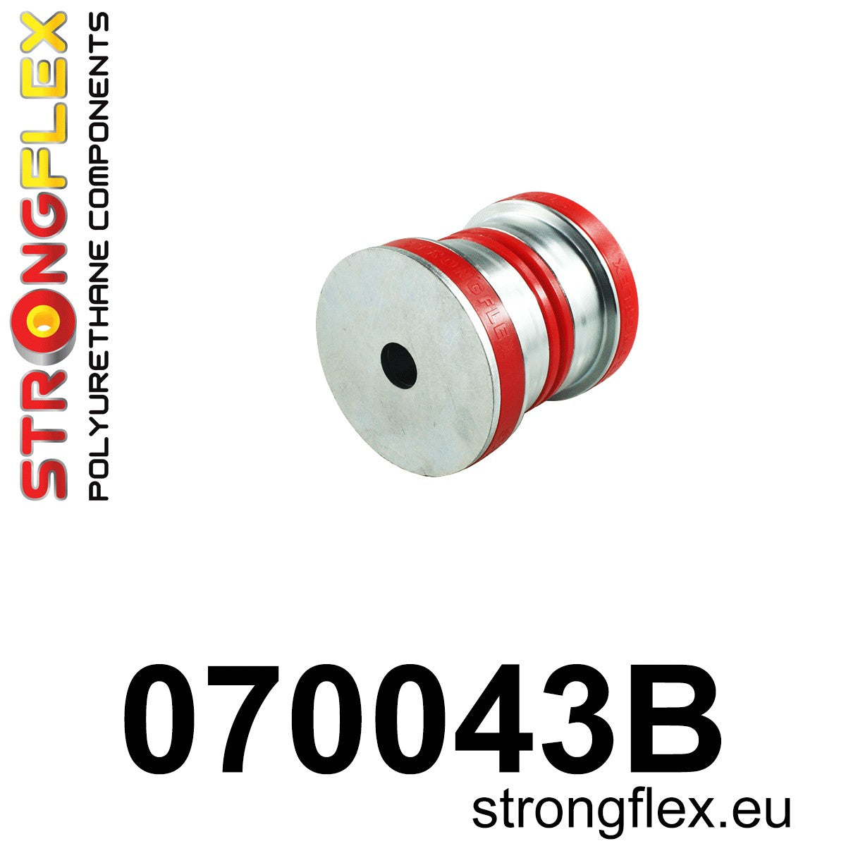 Silentblock trasero del subchasis trasero Ford Mustang (070043B)
