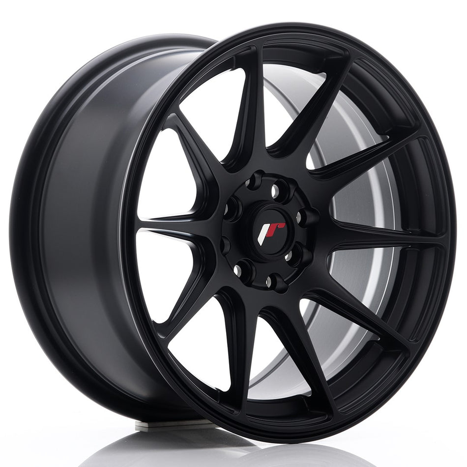 Japan Racing JR-11 16x8" 4x100/114.3 ET25, Flat Black